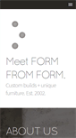 Mobile Screenshot of formfromform.com
